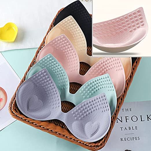 SAWU Sports Bra Cup Inserts Bra Pads Removable Replacement Latex Breast