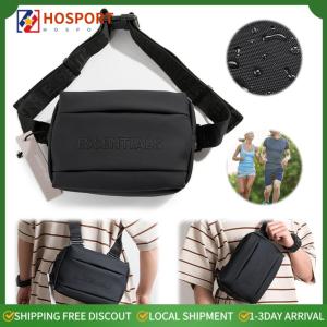 【HOSPORT】 PU Outdoor Chest Bag Fashion Fanny Pack Adjustable Strap Stylish Crossbody Bag Large Capacity Multifunctional Shoulder Bag Outdoor Travel Bag