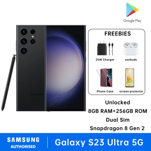 Samsung Galaxy S23 Ultra Dual Sim 8GB RAM+256GB Cell Phone Factory Unlocked Android Smartphone 200MP Camera Night Mode Long Battery Life