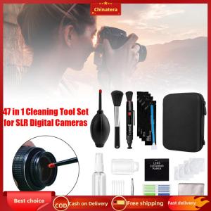 [Chinatera Malll] 47pcs Camera Cleaner Kit DSLR Lens Camera Cleaning Lens Pen Brush Kit Mobile Phone Sensor Cleaning Set Cleaner Kit for Mobile PC