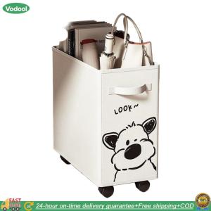 【24 hours Flash Delivery】Under Desk Utility Cart with Wheels Mobile Rolling Cart Under Desk Organizer for Office Under Desk