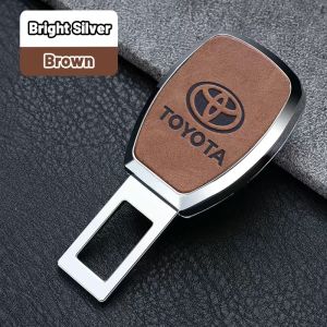 High quality 1PCS Car Safety Belt Buckles Eliminate Sound Buckle Extender Connector Car Seat Alarm Canceler Stopper Interior Decorative Accessories Car Dedicated for Toyota raize Vios Fortuner Innova Corolla Altis Hiace Avanza Land Cruiser Hilux Camry Wig