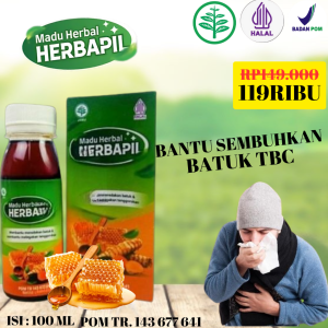 Madu Herbapil Herbal Atasi Sinusitis Batuk Alergi Dahak Mengandung Darah Aman Langsung Sembuh