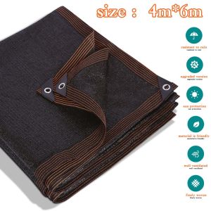 95% Anti-UV Sun Shade Net Awning Roof Outdoor Car Cover Netting Balcony Shade Jaring Hitam Pelindung Mataha