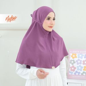 Nafisa Hijab At Home Crinkle Airflow Premium - Bergo Maryam Crinkle Jilbab Crinkle Tali Size Lengkap