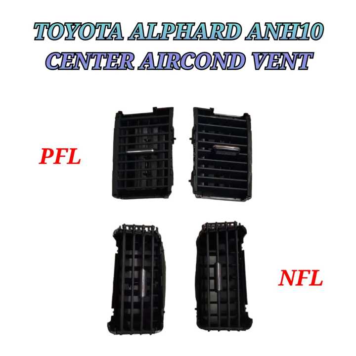 🇯🇵🇯🇵 Center Aircond Vent / Penghawa Dingin Toyota Alphard ANH10 02-08 ...