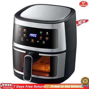 [VOF] 5L Stainless Steel Multi-Function Air Fryer Timer & Temperature Control Visual Multi-Functional Oven for Home Kitchen