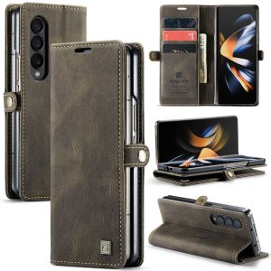 For Samsung Galaxy Z Fold 5 / Z Fold 4 Leather Phone Case Wallet Magnetic High Quality Card Slot Flip Cover Casing