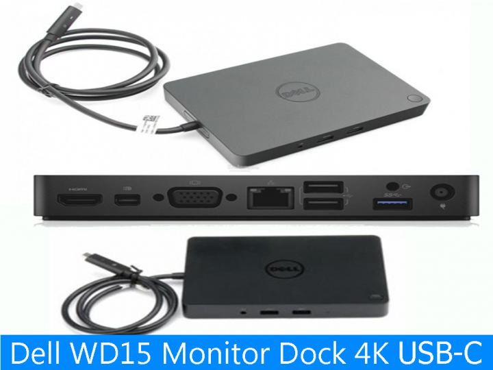 Wd15 Dell WD15 Monitor Dock 4K with 130W Adapter - Bộ chuyển đổi Dell WD15 ...