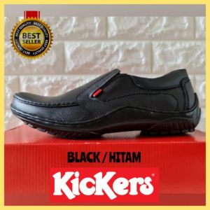 SEPATU CASUAL PANTOPEL KANTOR KERJA 275 KICKERS KULIT