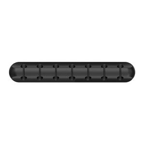 GTRBFDS Black Cable Organizer Silicone Flexible Wire Holder Desktop Tidy Management Clips For Mouse Keyboard Earphone Protector