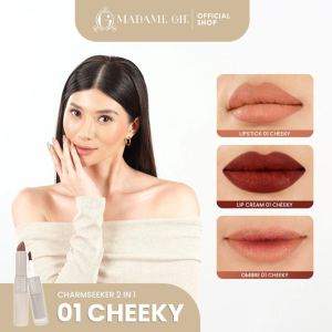 MADAME GIE Charmseeker 2in1 Ombre Lipstick / Lip Matte / Lip Cream Soft Matte Finish Superstay