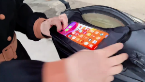 Electric Bike Handlebar Front Bag Waterproof Motorcycle Headbag Motorcross E-Scooter Phone Navigation Bag Package Pouch