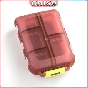 10 Grid Compartments Medicine Storage Organizer Case Pill First Aid Kit Container Pill Storage Box