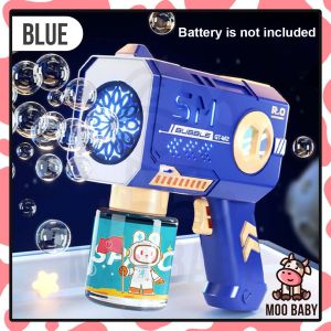 Moo Baby Bubble Machine Gun | Electric bubble gun blowing toy for children for outdoor activities family time Mainan Budak Lelaki Perempuan