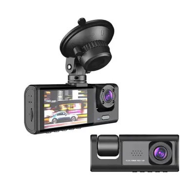 3 Lens Car Dash Cam 1080P WiFi Night Vision Parking Mode Motion Detection Loop Recording Wide Angle G Sensor 360° Camera DVR