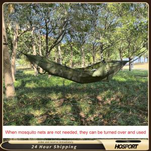【HOSPORT】Camping Hammock with Mosquito Net Portable Hammock with Tree Straps Hammock Tent for Outdoor Backpacking Backyard Hiking
