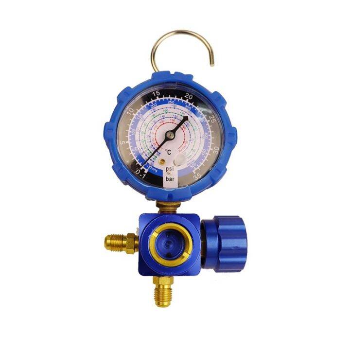 Air Condition Gauge for R410A R22 R134A R404A Refrigerants Manifold ...