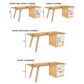 [100/120cm] Study Table with Drawer Computer Table Office table Desk for Writing Home Furniture Room. 