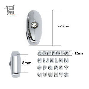 (Buy 10 Get 60% Off) Women Shoes Charms Shoe Decoration 8mm English Fat Letter Shoe Flower Diy Personalized Buckle Accessories for Crocs