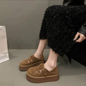 2024 Summer New Korean Sandals Versatile Weaving One Belt Casual Fashion Sandals