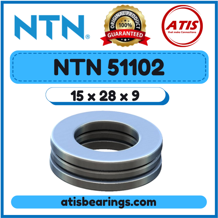 NTN 51102 ( 15 x 28 x 9 ) 100% ORIGINAL MAde In JAPAN Single Direction ...
