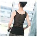 ทอมบอยสายเดี่ยวทรงเข้ารูปสำหรับผู้หญิงเสื้อกล้ามเข้ารูปเสื้อกล้ามทรานส์ที่รัดหน้าอกทอมบอยสำหรับ S-6XL นมใหญ่. 