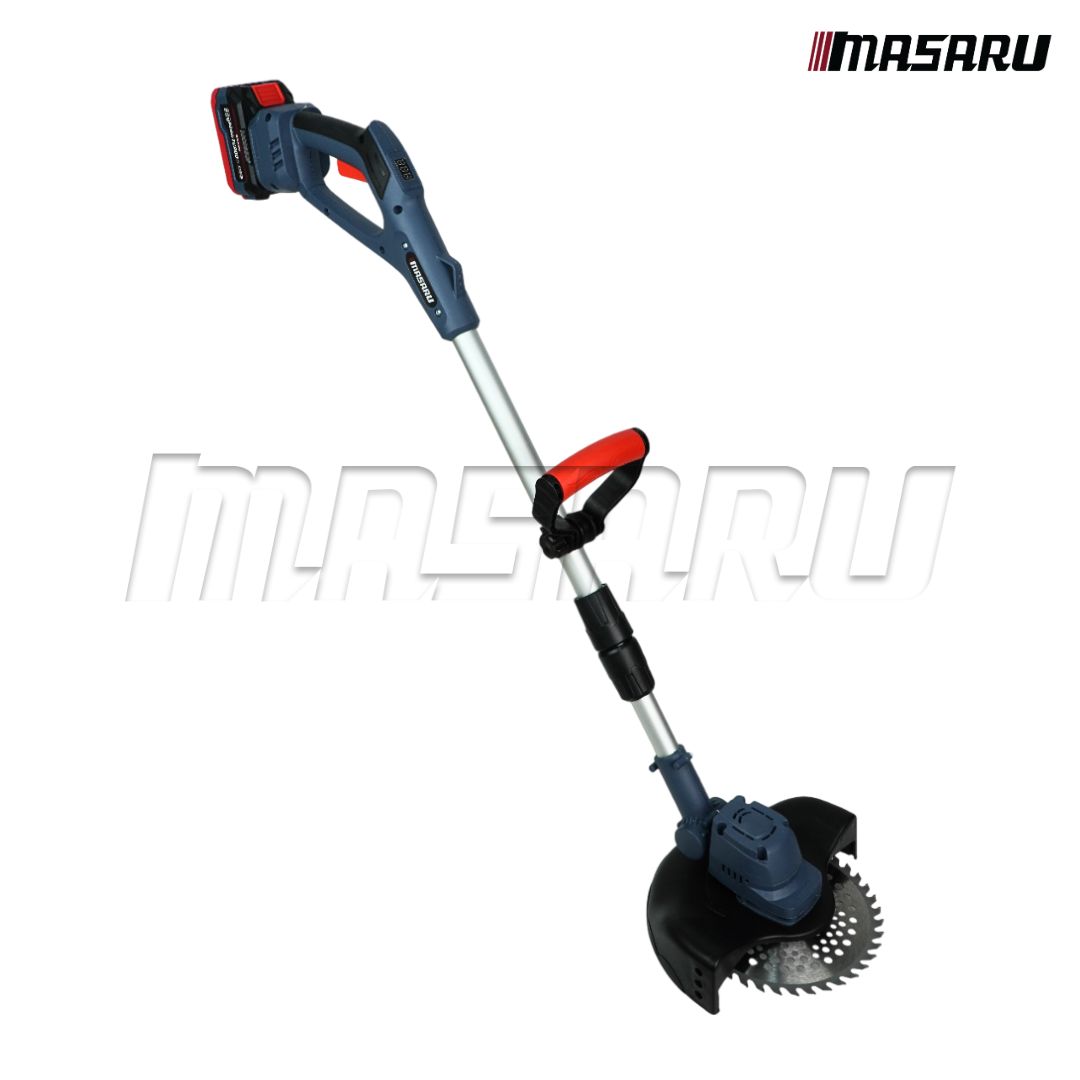 MASARU รุ่น SCM-500 เครื่องตัดหญ้าไฟฟ้าไร้สาย ฟรีอุปกรณ์เสริม เครื่องตัดหญ้าไฟฟ้า เครื่องตัดหญ้าใช้แบตเตอรี่