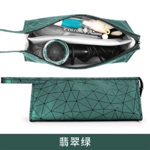 Hair Dryer Storage Bag PU Leather Organizer Travel Case Portable Dustproof Pouch for Hair Tools