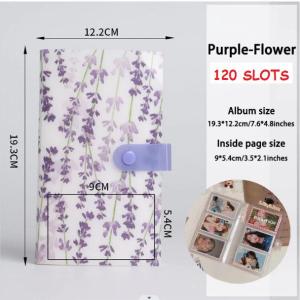 La Cucina 120 Pockets Capacity Lomo Card Holder Photocard Book - Garden Plant Style