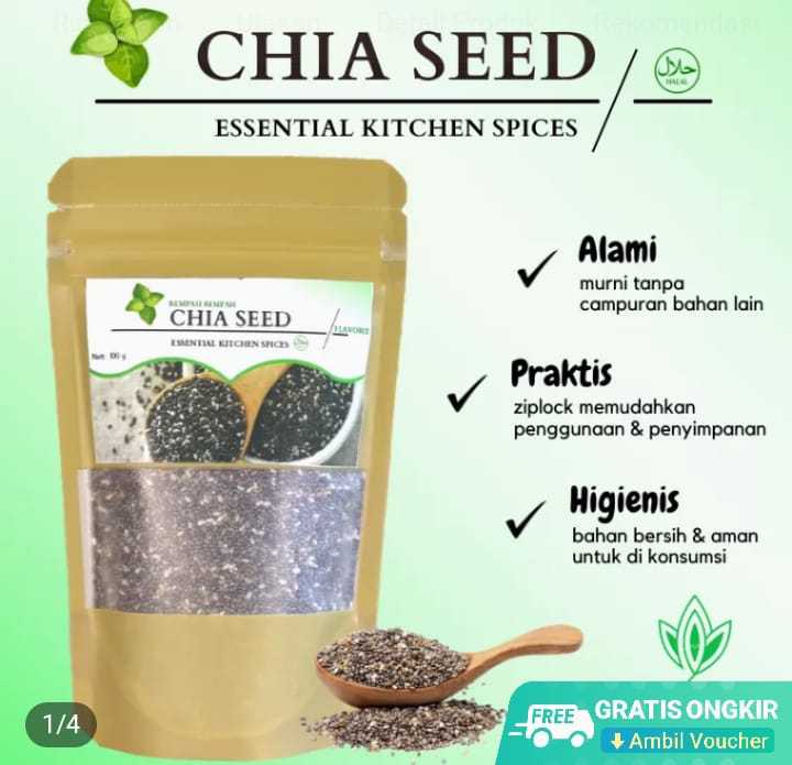 CHIA SEEDS ORGANIC/ CHIA SEEDS MEXICO BLACK Lazada Indonesia