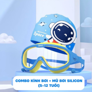 Combo Kính Bơi + Nón Bơi + Bịt Tai Trẻ Em YOUYOU Mirilik Bộ Kính Bơi Cho Bé Chống Nước Chống Mờ