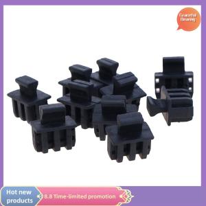 Graceful 10PC SFP ฝาครอบป้องกันโมดูลไฟเบอร์ SFP ครอบคลุม DUST CAP CAGE DUST Plug