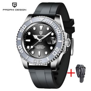 Pagani Design Original Man Automatic mechanical Watch Japan NH35 Stainless Steel Sapphire 100M Water Resistant Watch For Men PD-1651