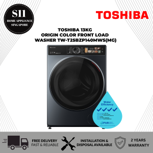TOSHIBA 13KG ORIGIN COLOR FRONT LOAD WASHER TW-T25BZP140MWS(MG)