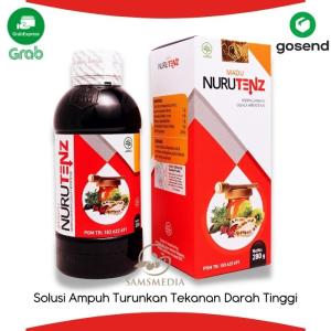 Original Madu Nurutenz Obat Herbal Hipertensi Penurun Darah Tinggi Asli Nurutens - Samsmedia