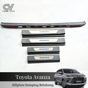 Paket Sillplate Samping Dan Belakang Mobil Toyota Avanza 2022 - 2024 Non LED
