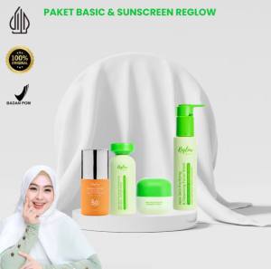 Reglow Paket Skincare By Dokter Shindy Perawatan Wajah Glowing Wanita Whitening anti jerawat