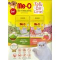 ทรายแมว ME-O มีโอ ทรายแมว ทรายแมวเต้าหู้ ไม่ติดเท้าแมว ดูดซับน้ำได้เร็ว ขนาด 6 L. **จำกัดการสั่ง 2  ถุง**. 