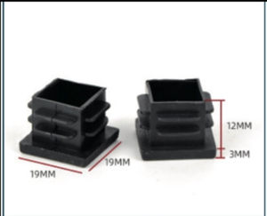 Square/Rectangle Tubular Plastic Plug Caps for Chair Table Furnitures Insert Plug