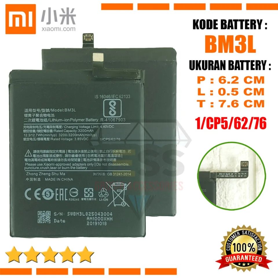 Reservebatterij BM3L Voor Xiaomi Mi 9 / M9 – 526+ Laadcycli, Incl. Vervangingsset En Gereedschap 5 miniatura