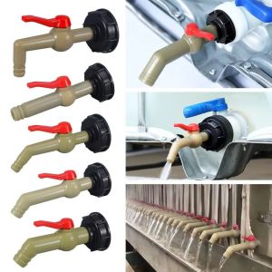 FORESTRY 1/2 3/4 1" IBC Water Tank Adapter Durable S60x6 Coarse Thread Irrigation Connector Valve Creative Hose Faucet Connector Water Cube Valve For Garden Home