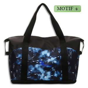 Tas Travel Motif Hand Bag Wanita Lipat Jinjing Jumbo Anti Air Handbag Baju Travelling Olahraga