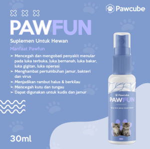 Suplemen Untuk Hewan Kucing / pawcube / Pawfun 15ml