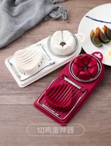 Egg slicer stainless steel 2-in-1 egg divider kitchen specific