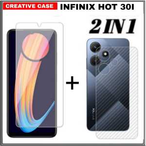 PROMO PAKET 2 INC 1 Tempered Glass INFINIX ZERO 5G 2023 / HOT 30 / HOT 30I / ZERO 20 / HOT 20I / HOT 20 5G 2022 Anti gores Kaca Pengiriman Cepat