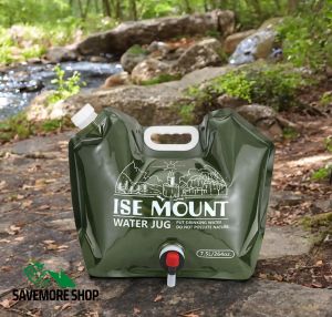 SAVEMORE SHOP 1pcs Collapsible Water Tank Container Bag 7.5L Large Capacity Camping Water Storage Bag