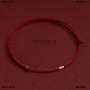 [COD] MINIFRIUT Fashion Handmade Color Beads Red Rope Good Lucky Bangles Adjustable Charm Bracelets For Women Men Lovers Gift