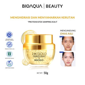 BIOAQUA 24K Gold Hydrating Essence Cream Face Skin Care Cream Krim Wajah 50g