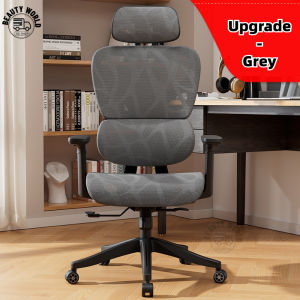 [SG Seller]Home Comfortable Sitting Executive Chair E-Sports Learning Stool Ergonomics Chair Back with 4D Adjustable Arms Headrest Ergonomic Office Chair Computer Chair